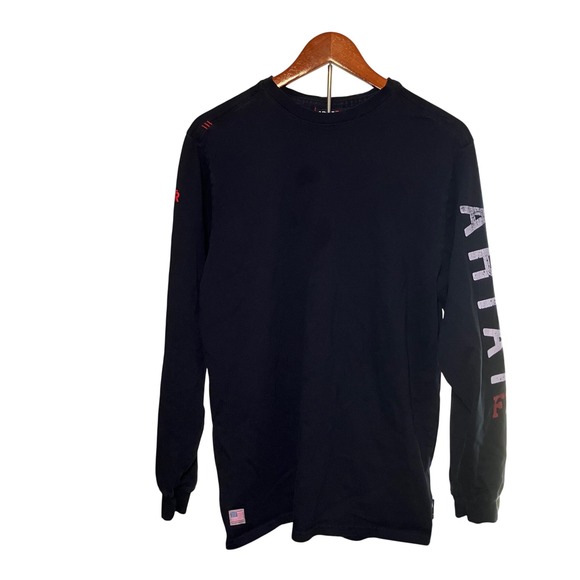 Ariat FR Flame Resistant CAT 2 Work Long Sleeve Graphic T Shirt Mens Medium - Picture 1 of 9